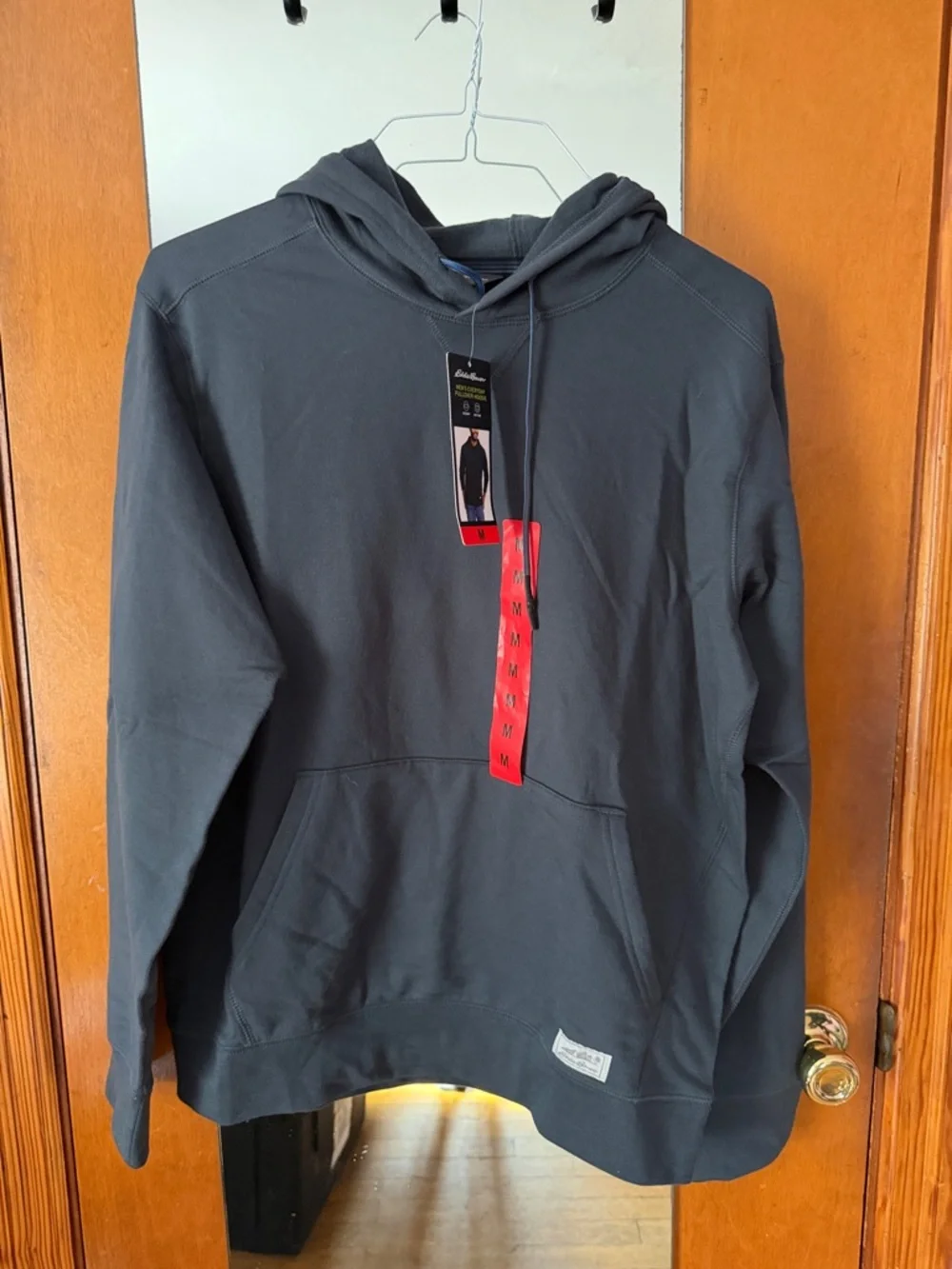 Eddie Bauer Men's Black Crewneck Hoodie - Picture 1 of 4